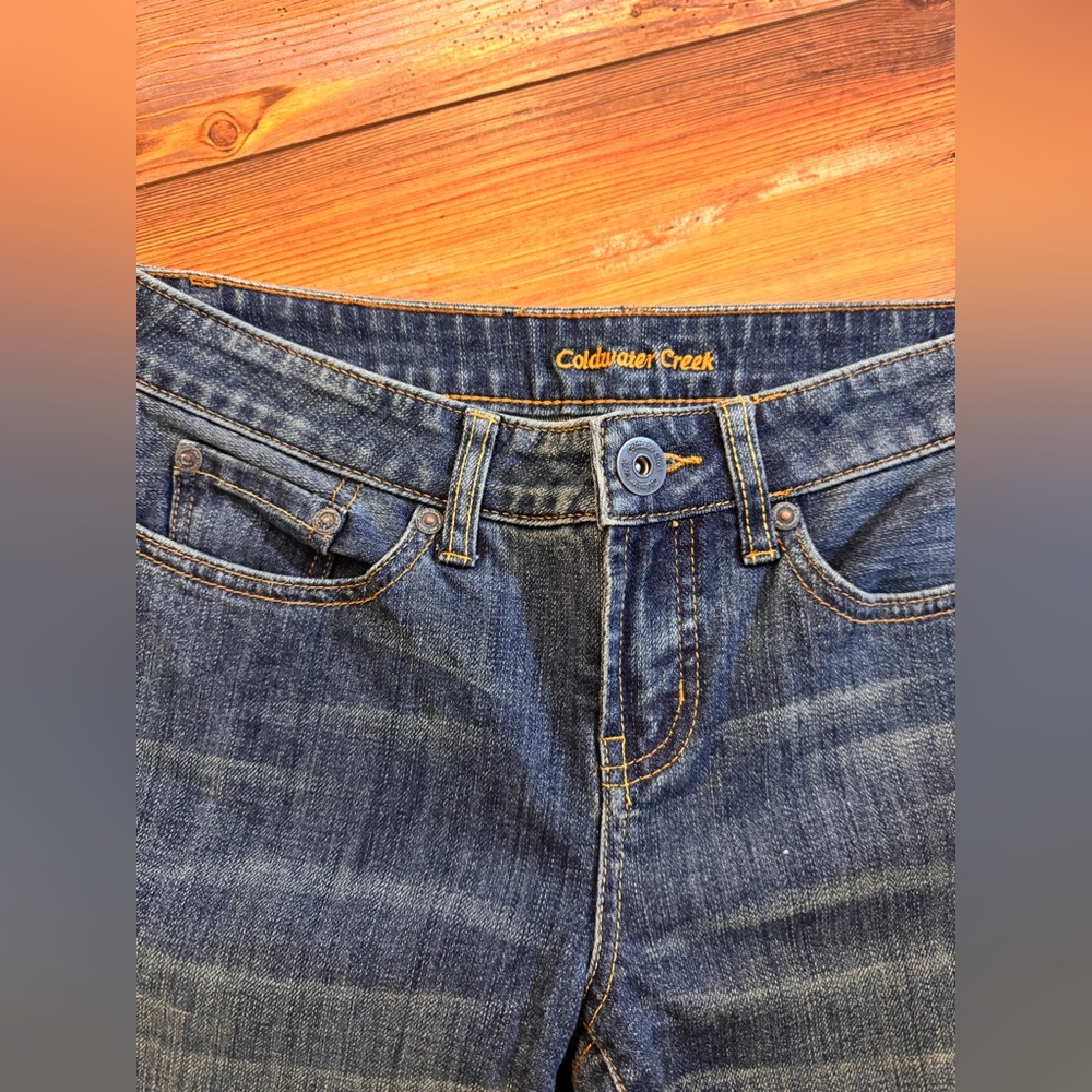 Coldwater Creek River Bootcut Jeans NWT Size 4 - Picture 4 of 9
